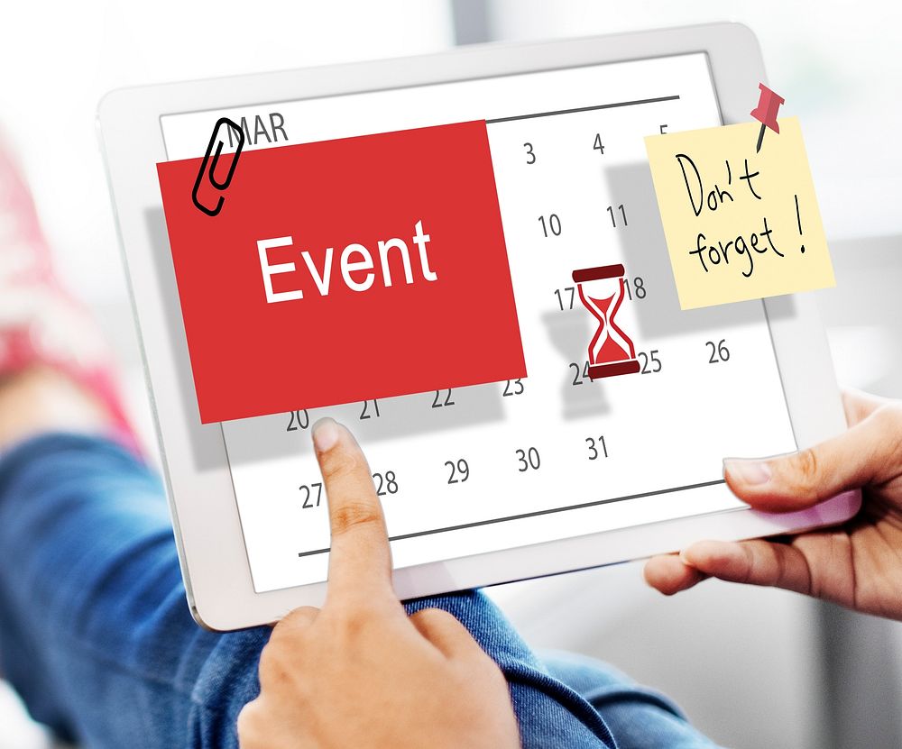 Event Schedule Occasion Planner Reminder Concept