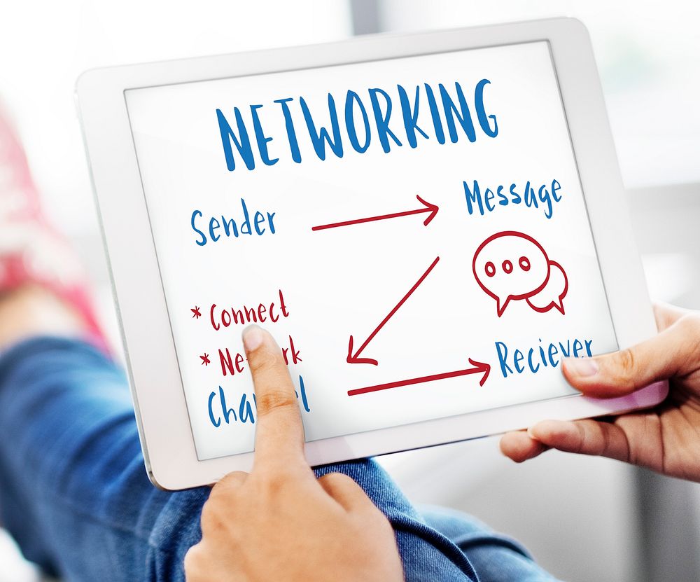 Communication Graph Networking Connection Internet Concept