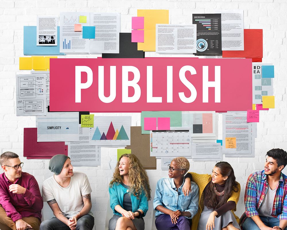 Publish Article Content Media Post Produce Write Concept