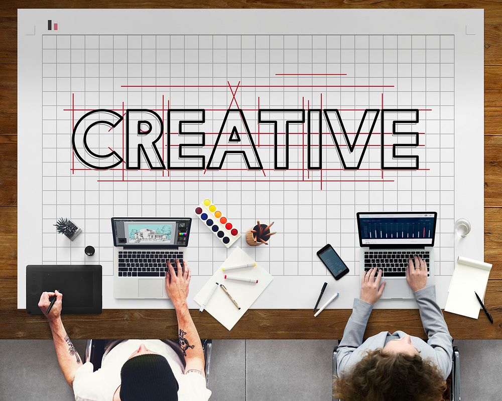 Creative Ideas Design Draft Graphic Concept
