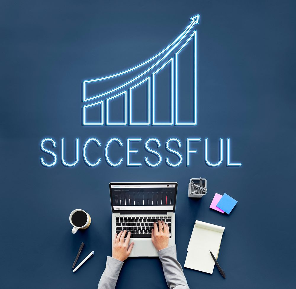 Successful Achievement Increase Growth Graphic Concept