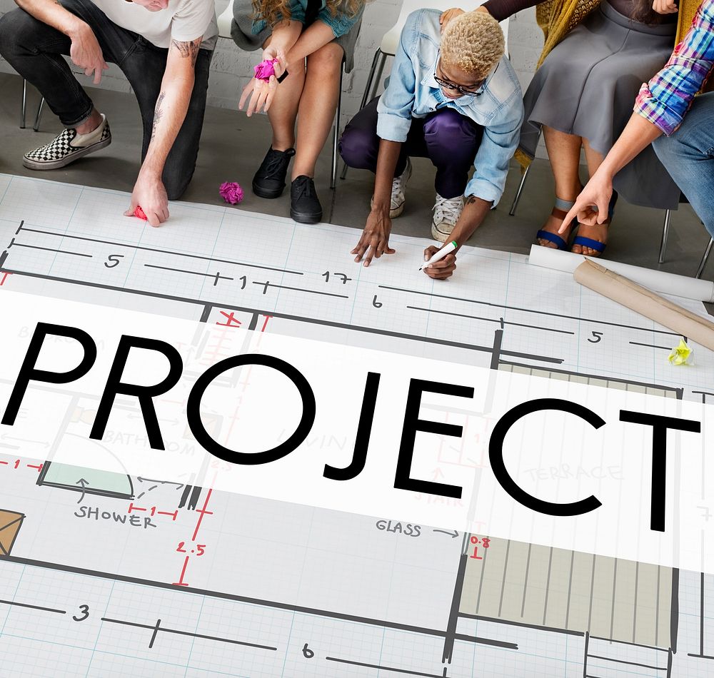 Project Plan Strategy Estimate Collaboration Job Concept