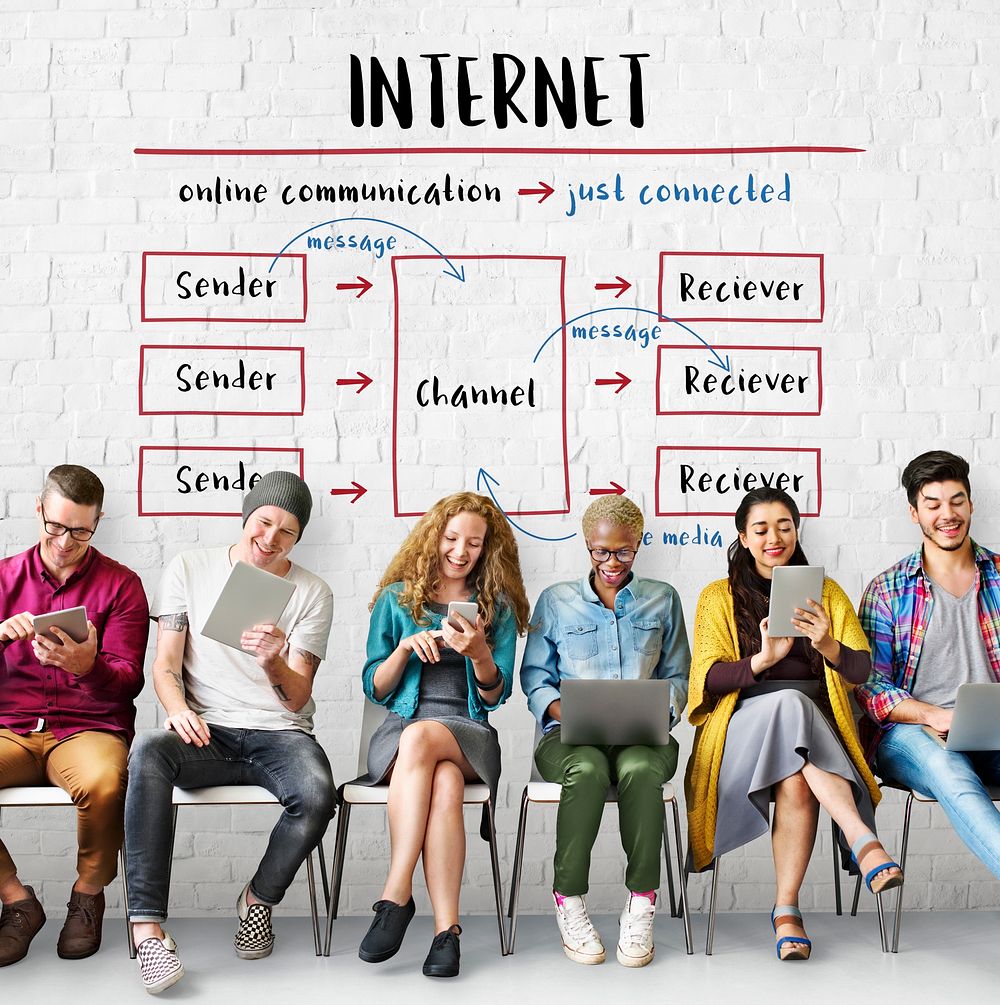 Internet Connection Onlline Communication Message Concept