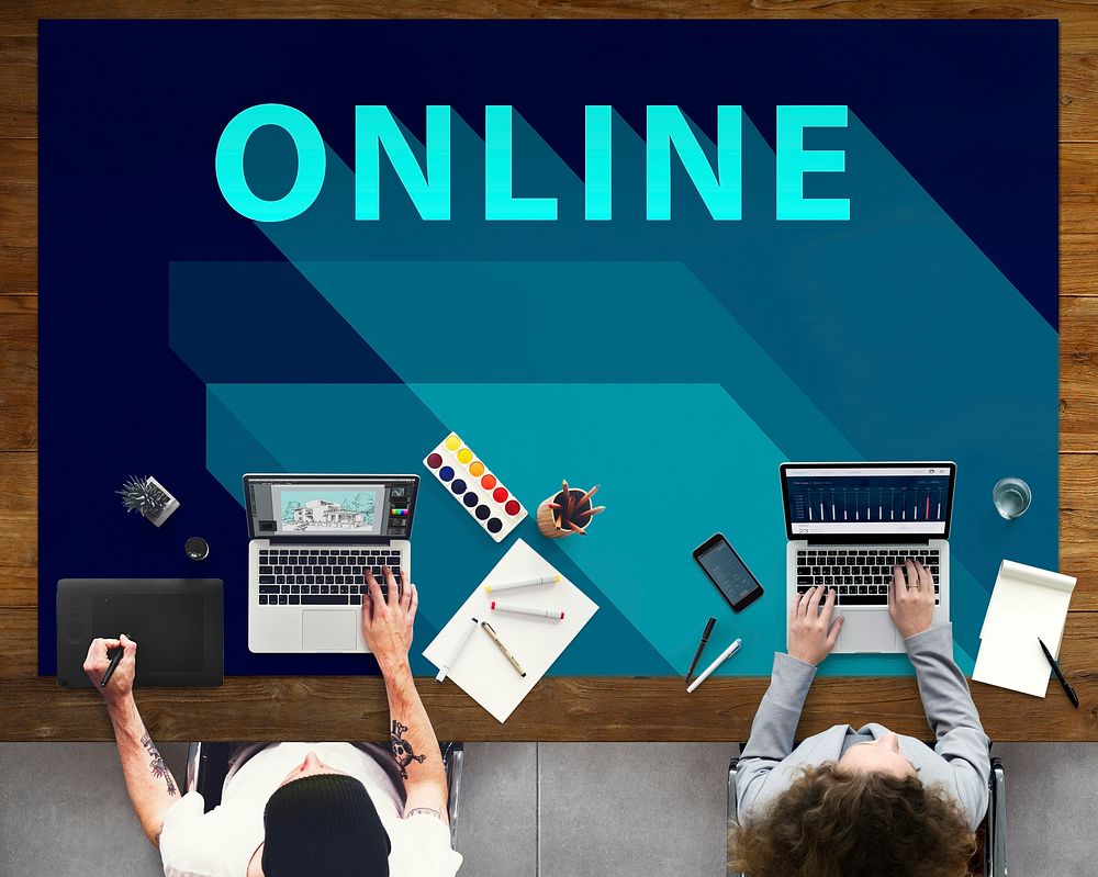 Online Internet Network Technology Media Concept