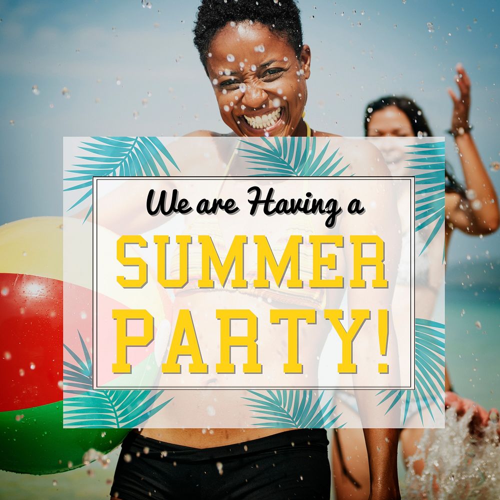 Let's Celebrate Festivity Summer Happy Concept