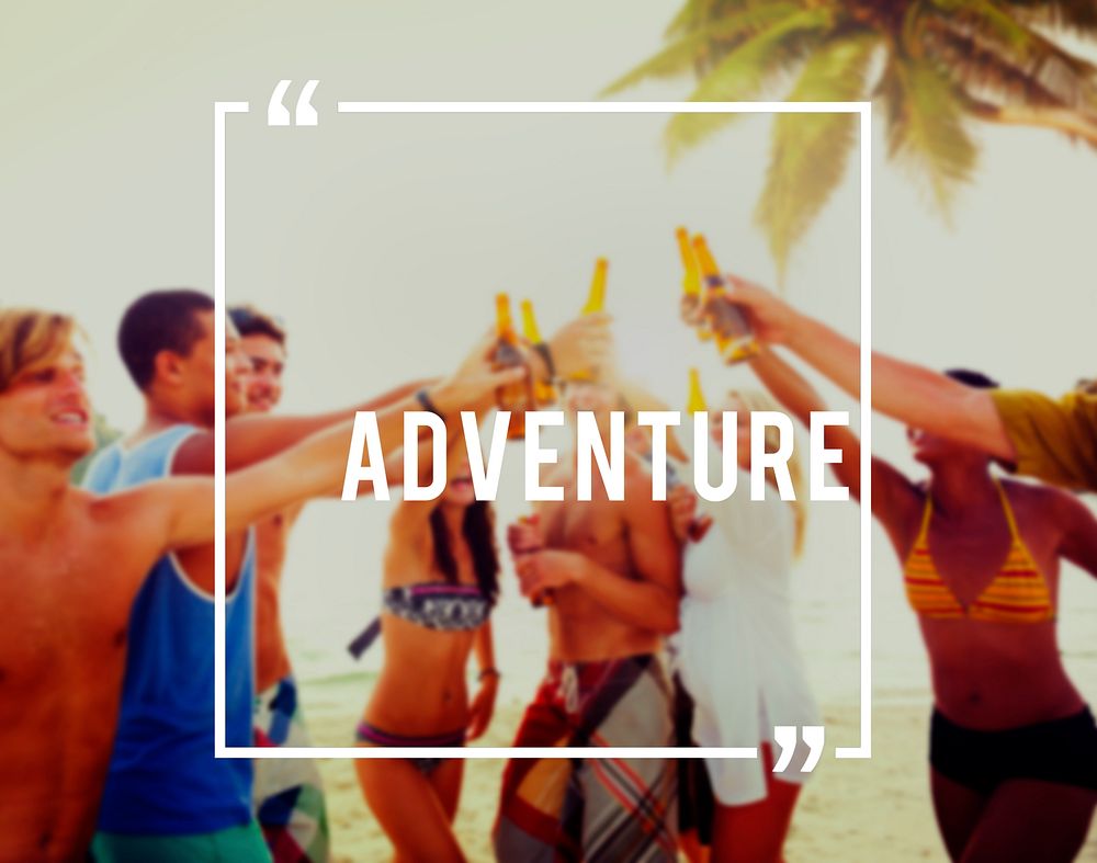 Adventure Journey Cheerful Holiday Happiness Concept