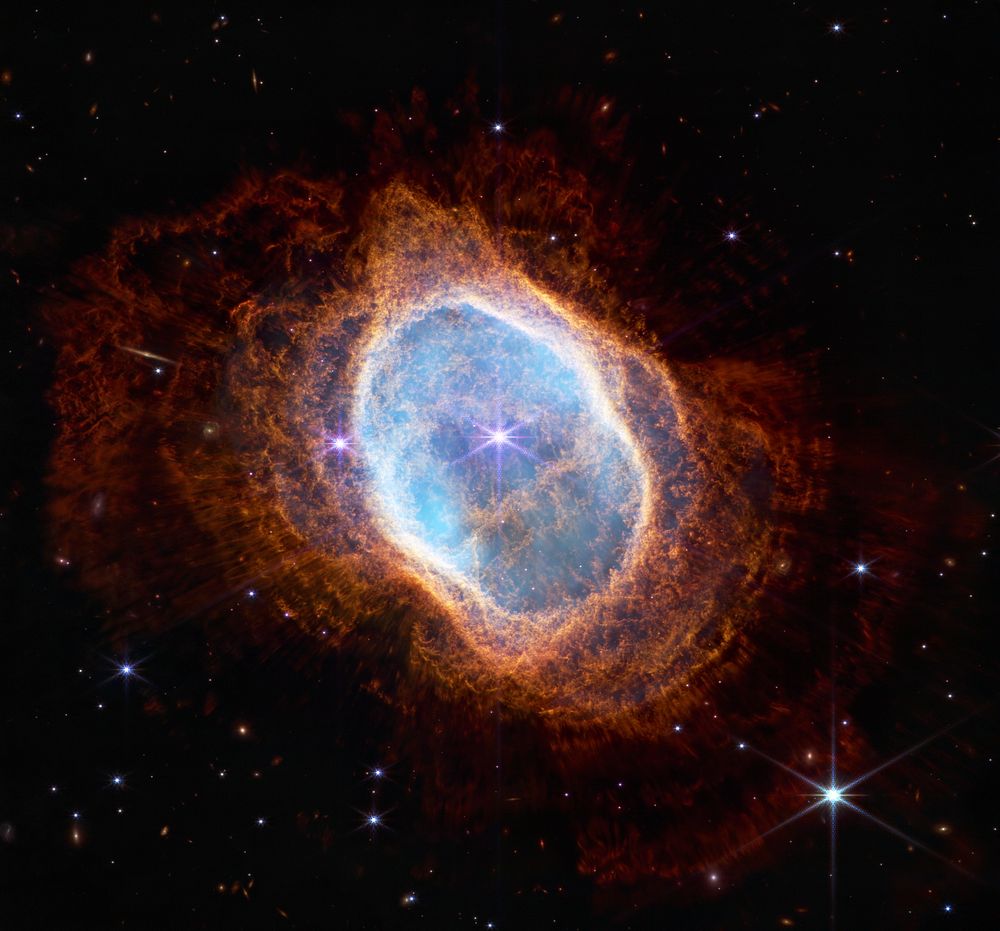 Southern Ring Nebula from NASA&rsquo;s James Webb Space Telescope (NIRCam Image)
