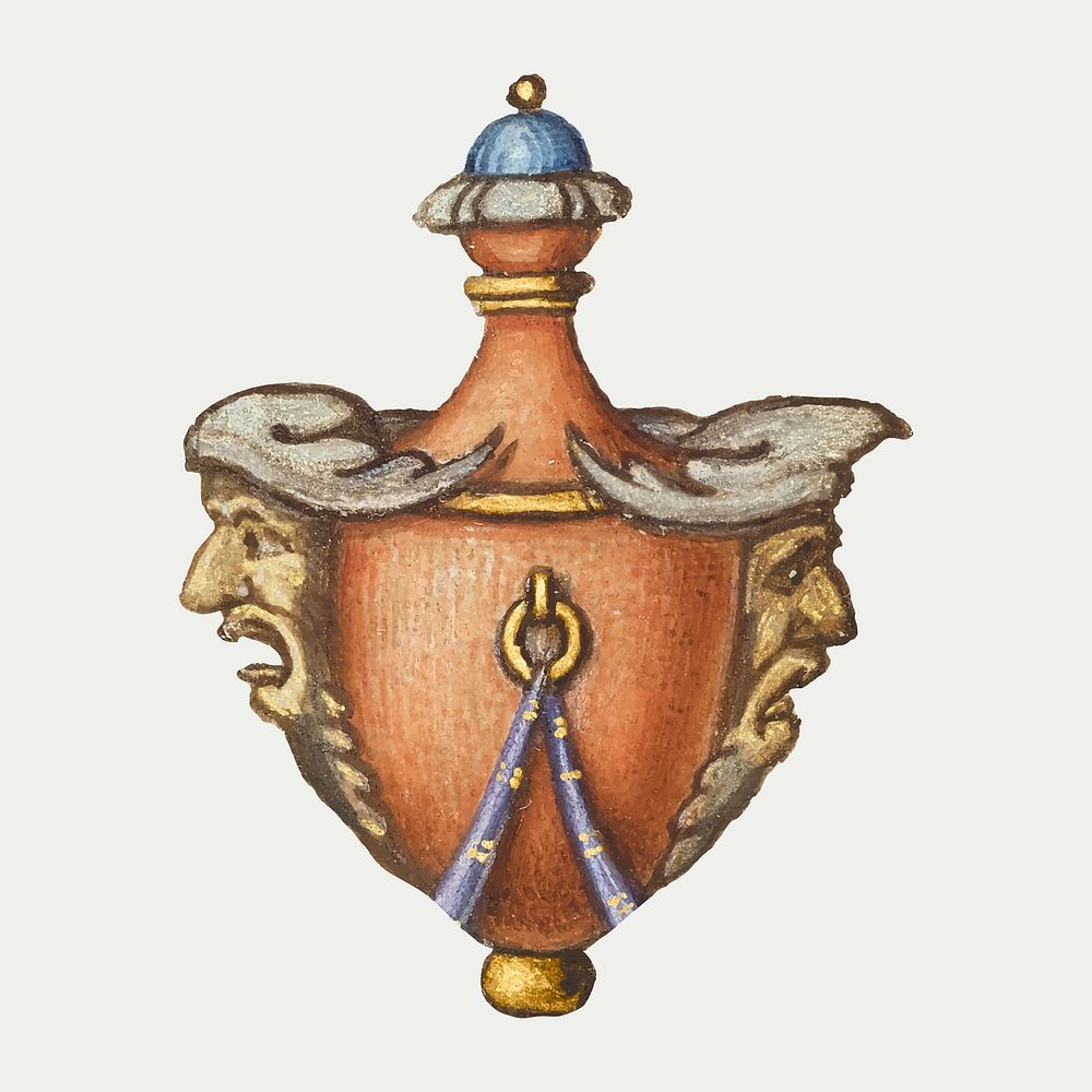 Victorian emblem badge vector symbol