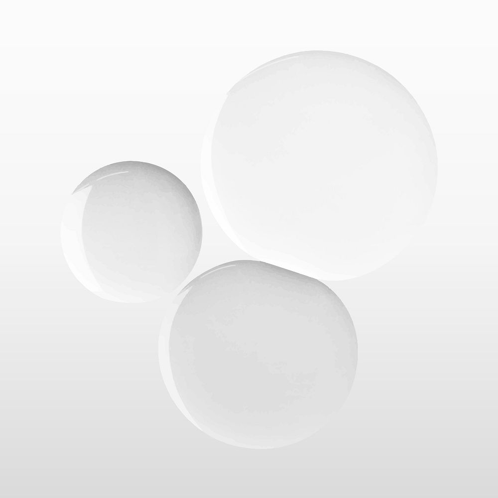 Abstract oil liquid bubble macro shot transparent vector
