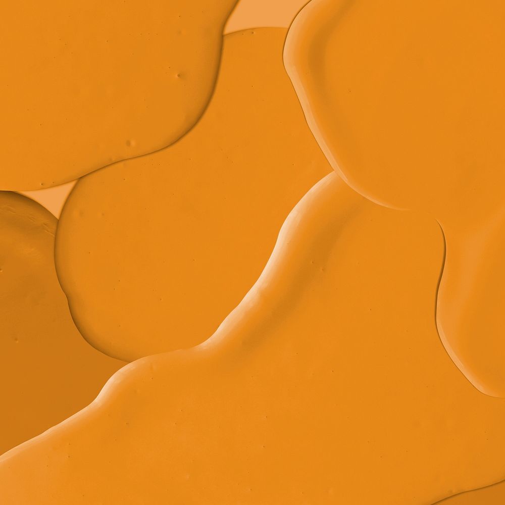 Orange acrylic paint texture design space