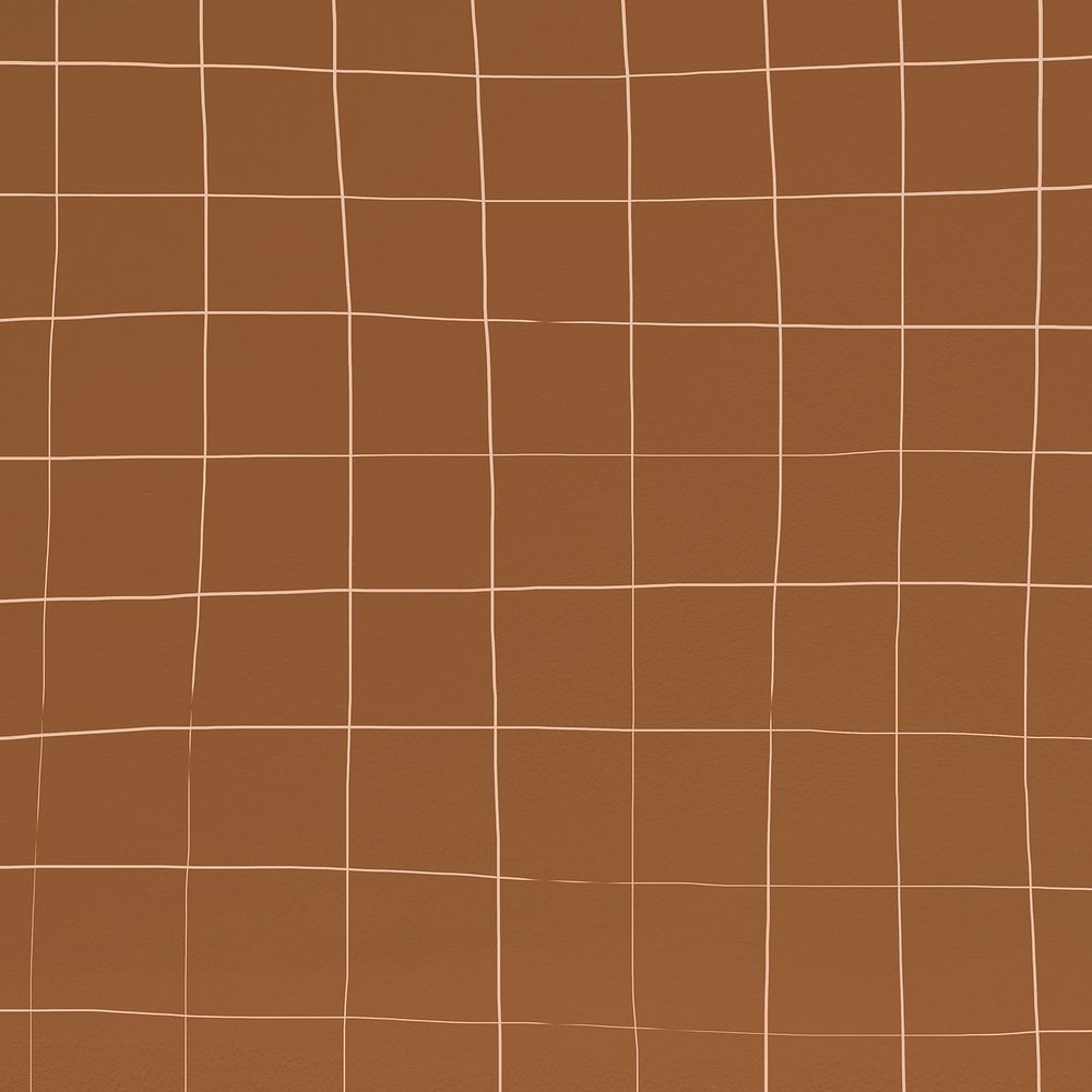 Caramel color deformed square tile texture background illustration