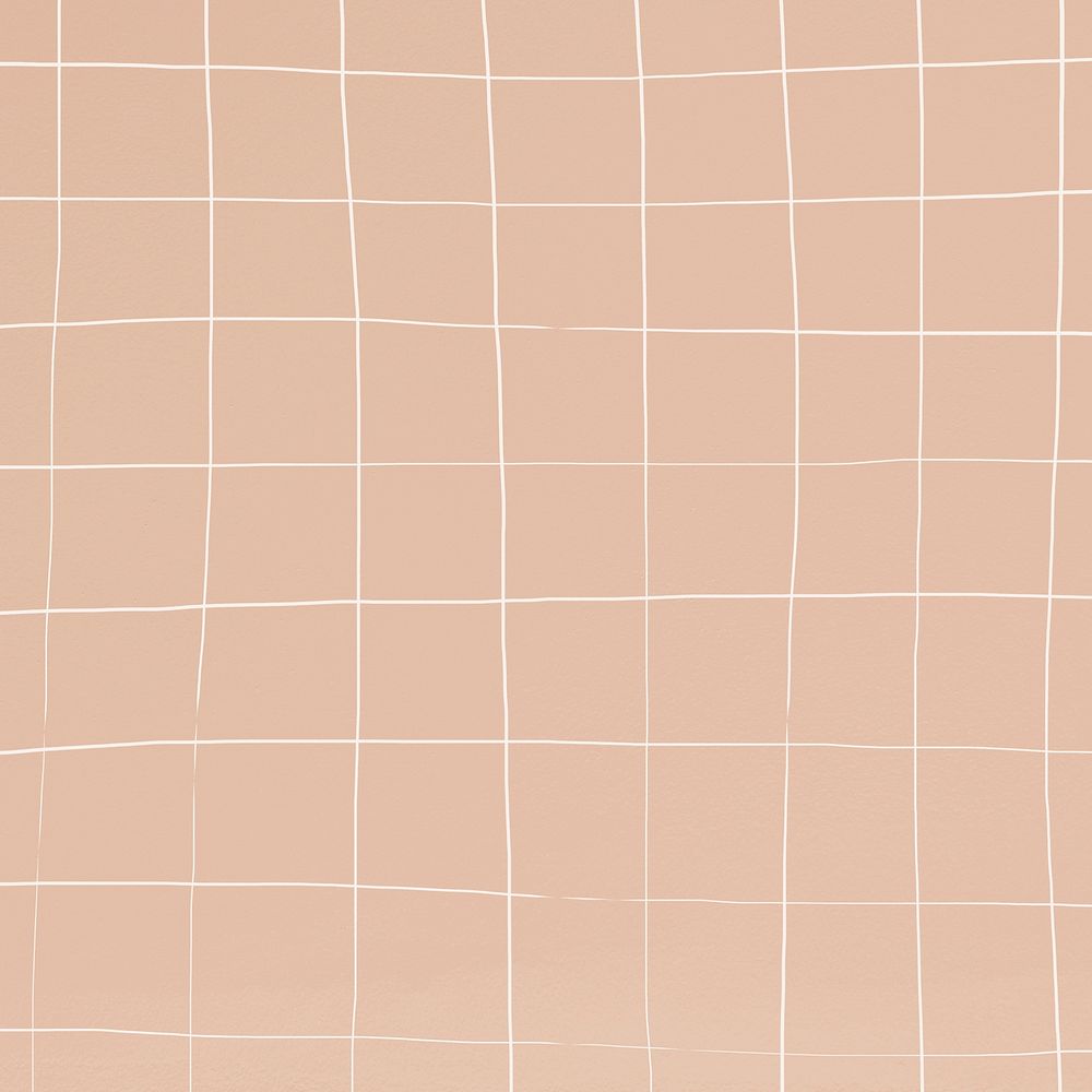Pink beige distorted geometric square tile texture background