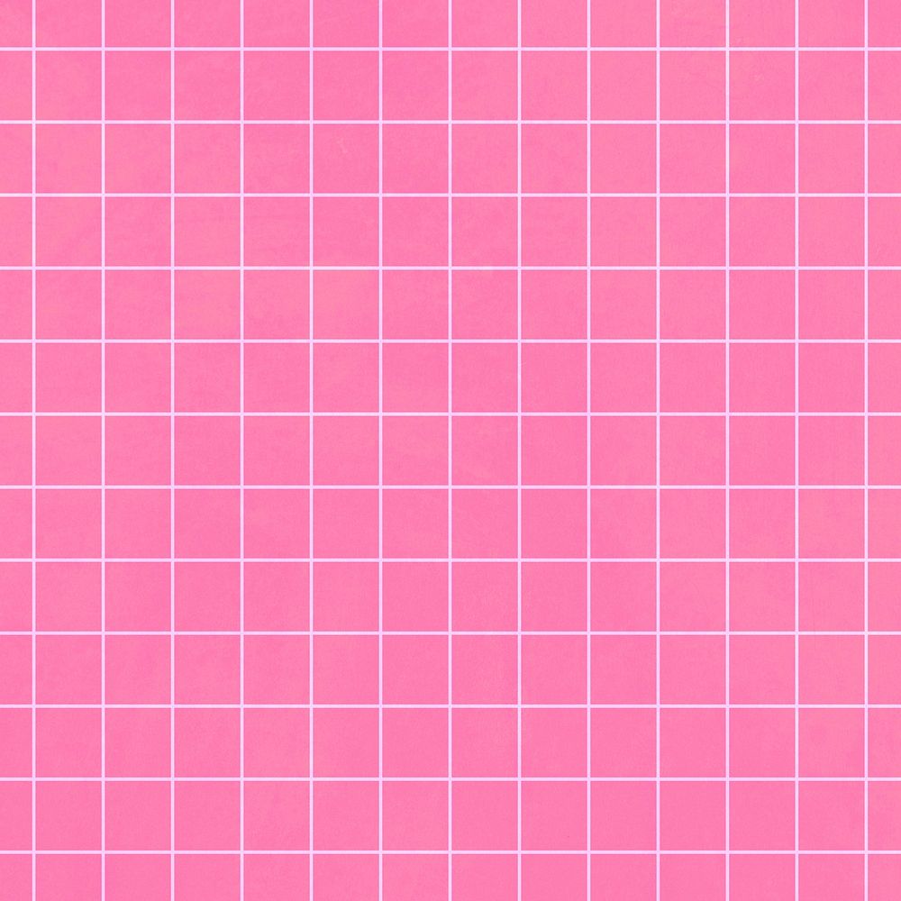 Grid hot pink aesthetic plain pattern