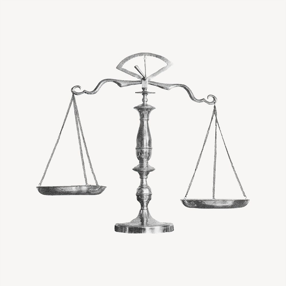 Scales of Justice, court, law firm symbol vector