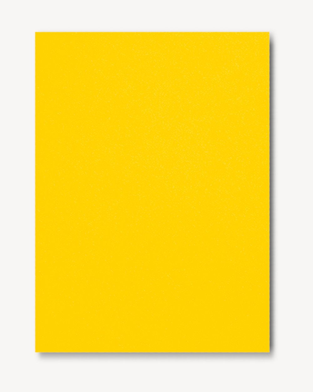 Poster mockup, realistic yellow paper  psd