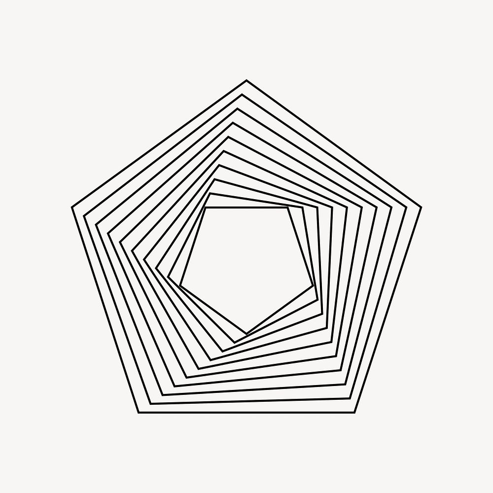 Polygon wireframe, abstract geometric illustration vector