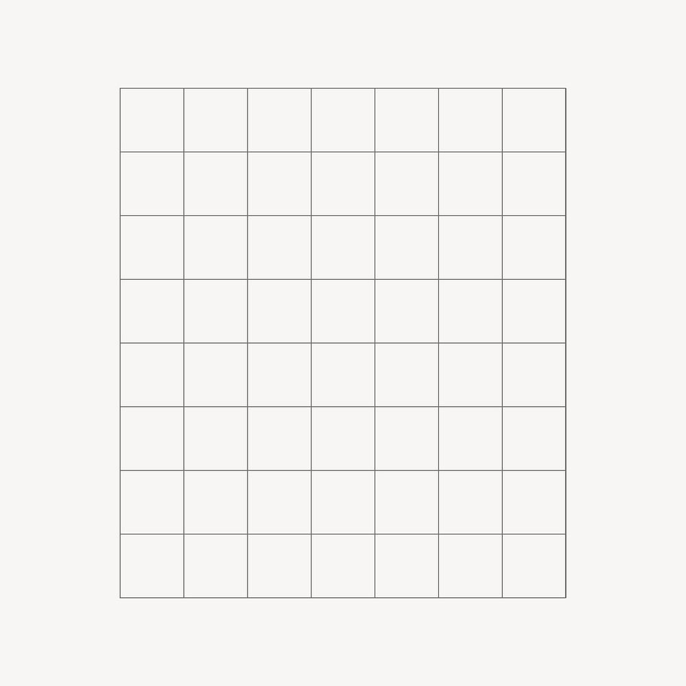Grid table, geometric graphic vector