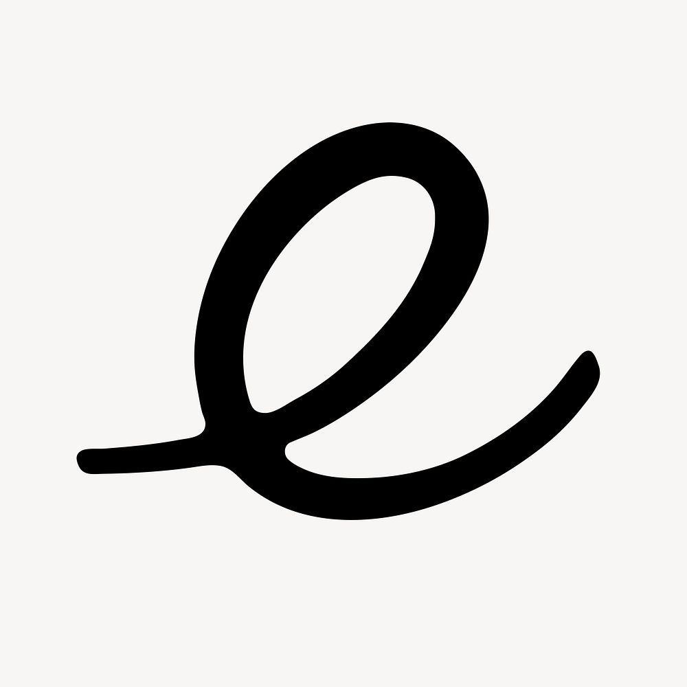 Black business logo element, letter design vector
