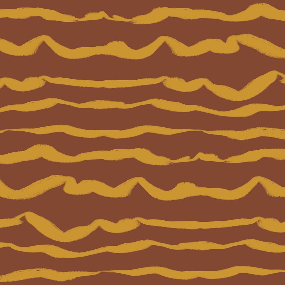 Lines doodle background, brown design