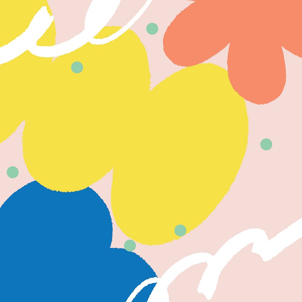 Colorful memphis border background, cute design vector