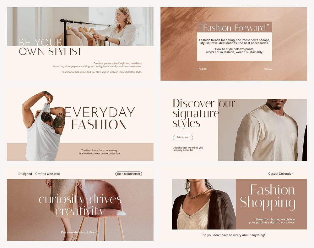 Fashion aesthetic Twitter post template, casual apparel set psd