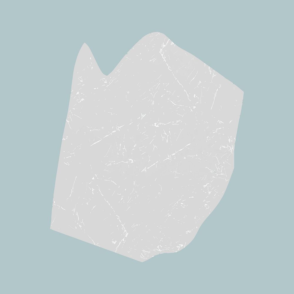 Gray marble textured badge illustration