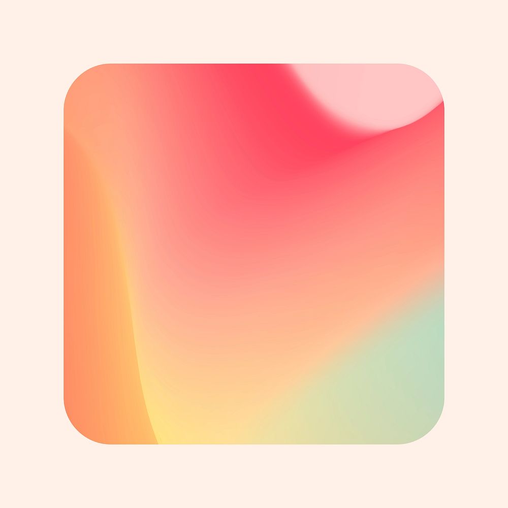 Colorful square gradient element