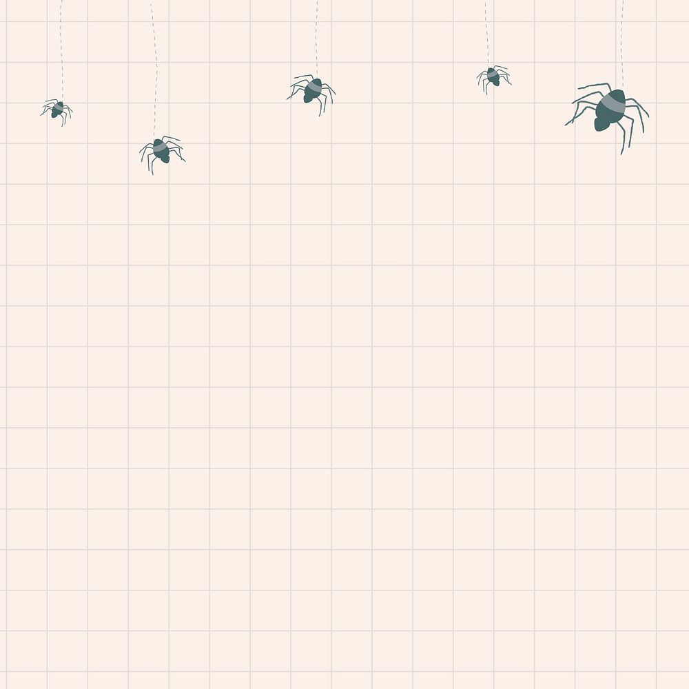 Spider Halloween witchcraft vector doodle illustration