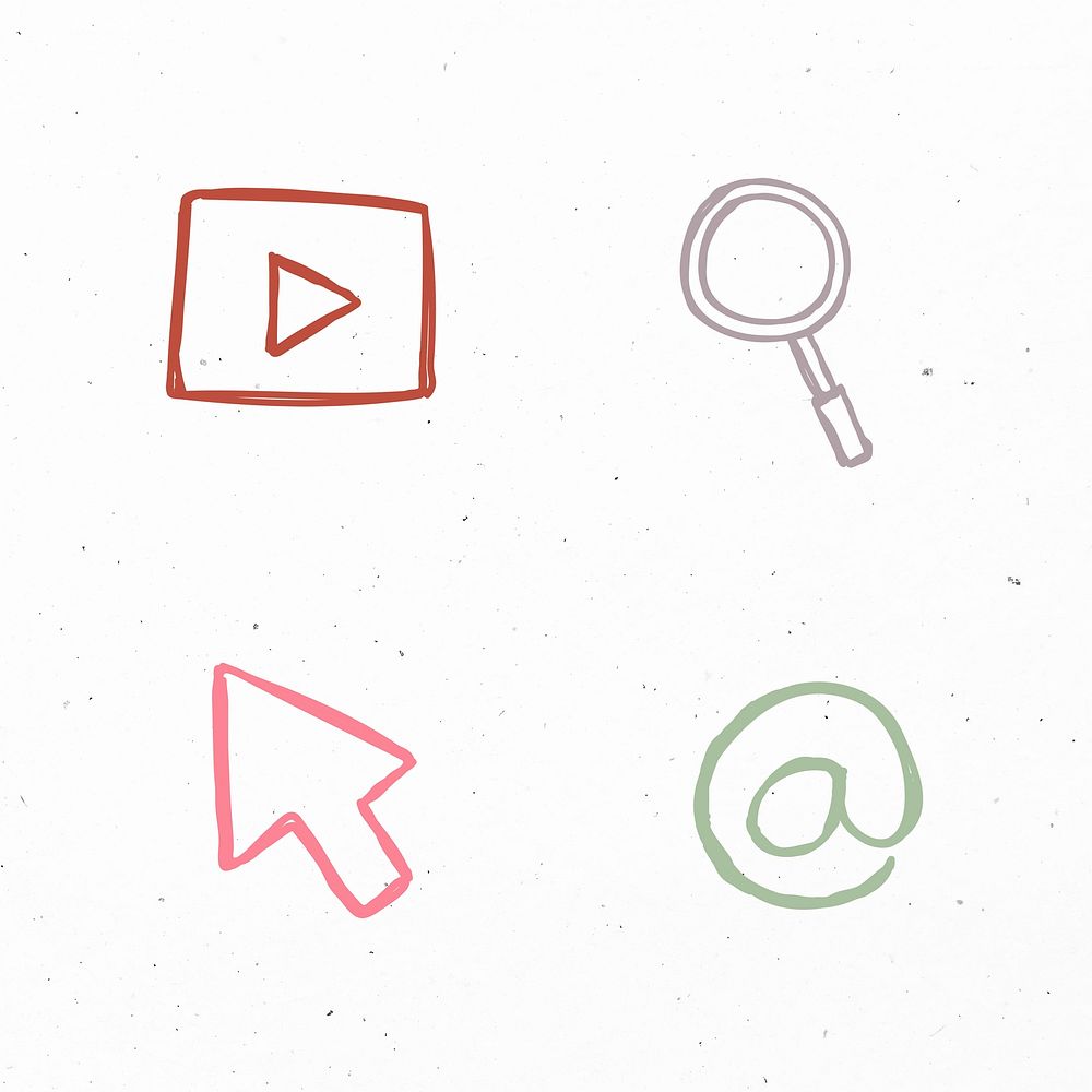 Useful business psd icons for marketing collection
