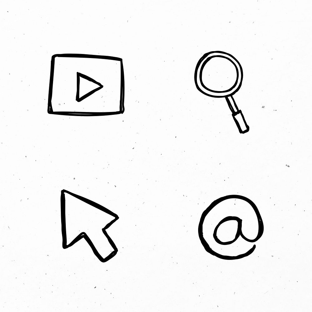 Useful business psd icons for marketing collection