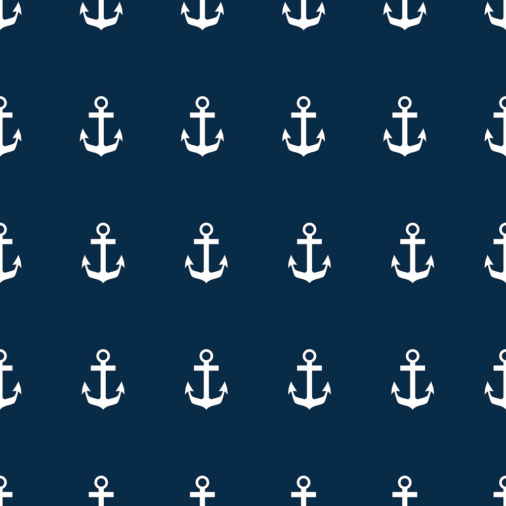 Anchor seamless pattern background design