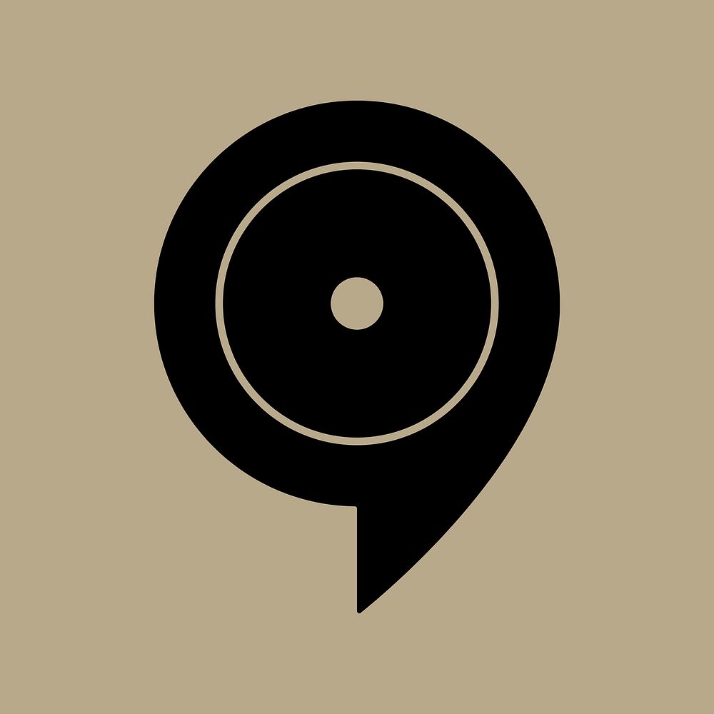 Music note icon, music symbol flat design illustration