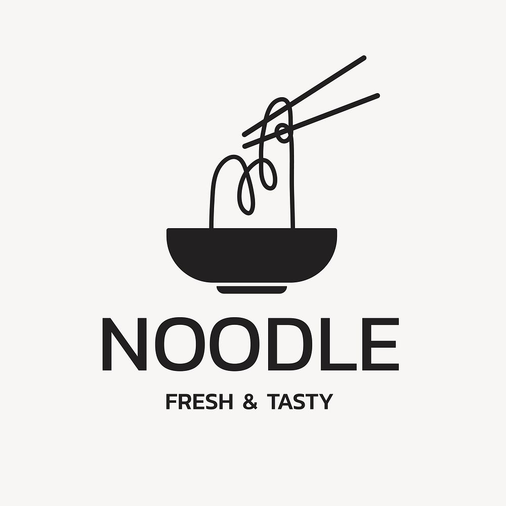 Chinese restaurant logo, food business branding design