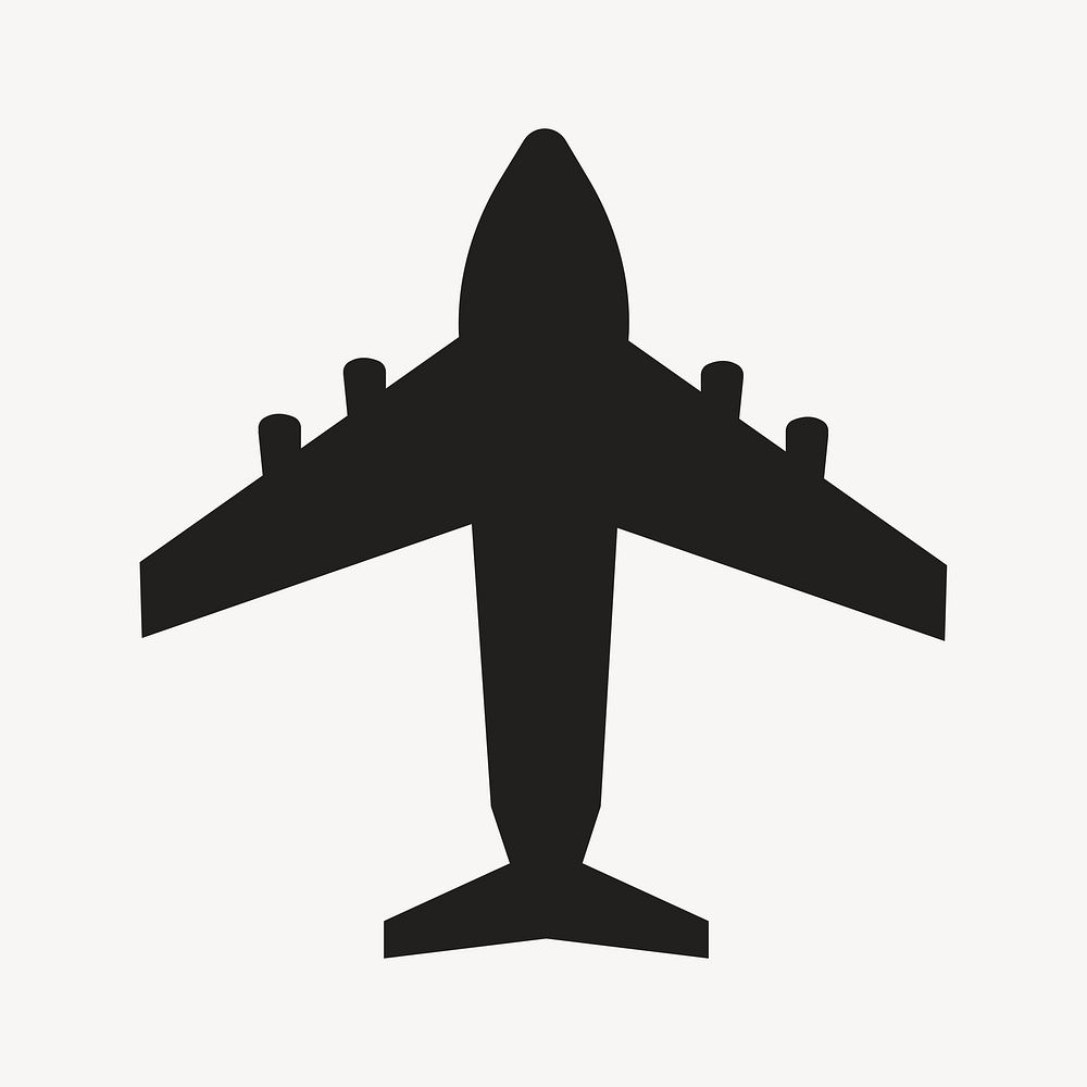 Airport icon design element psd