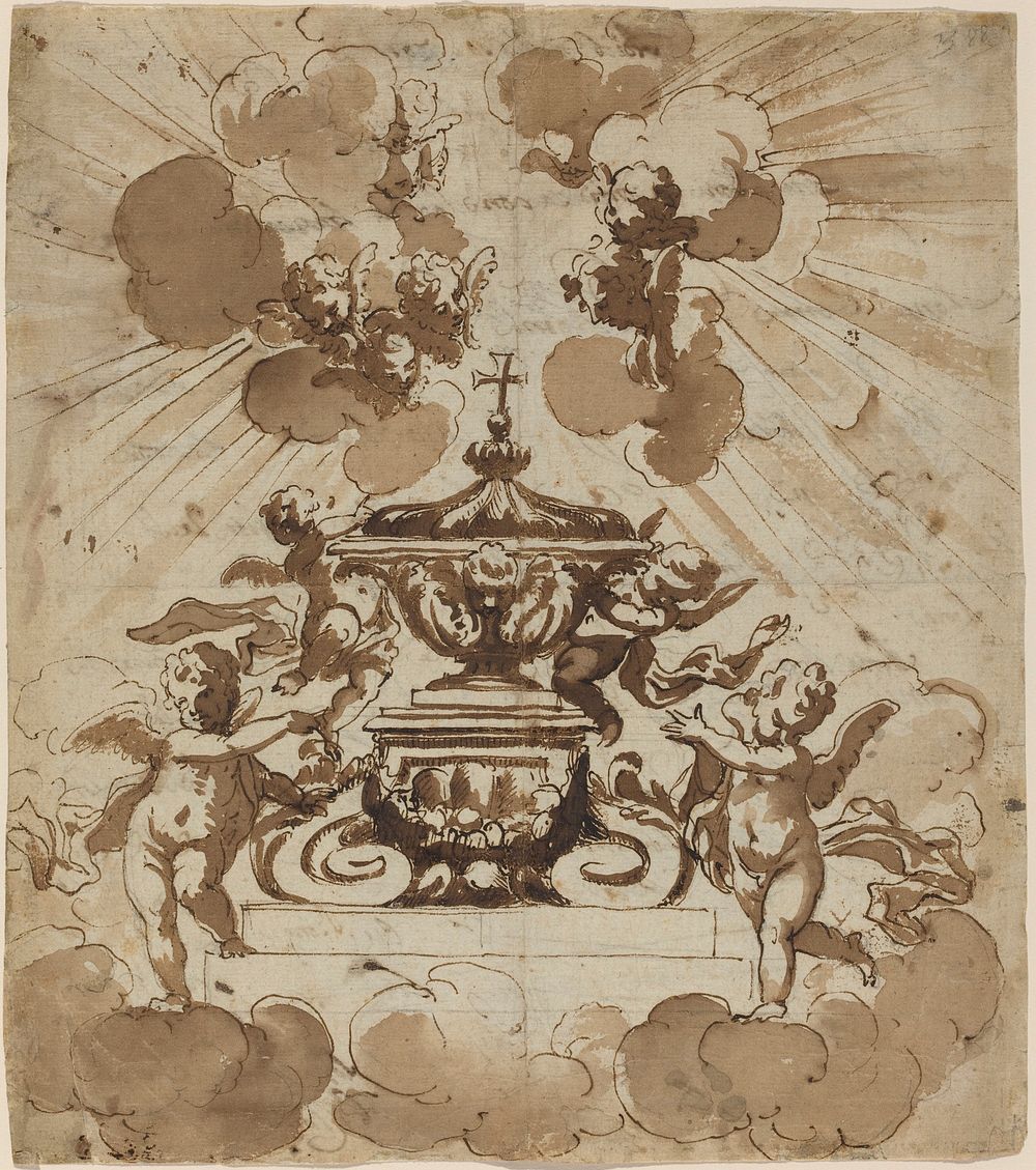 Glorification of the Host (ca. 1700) by Italian 18th Century. Original from The National Gallery of Art.