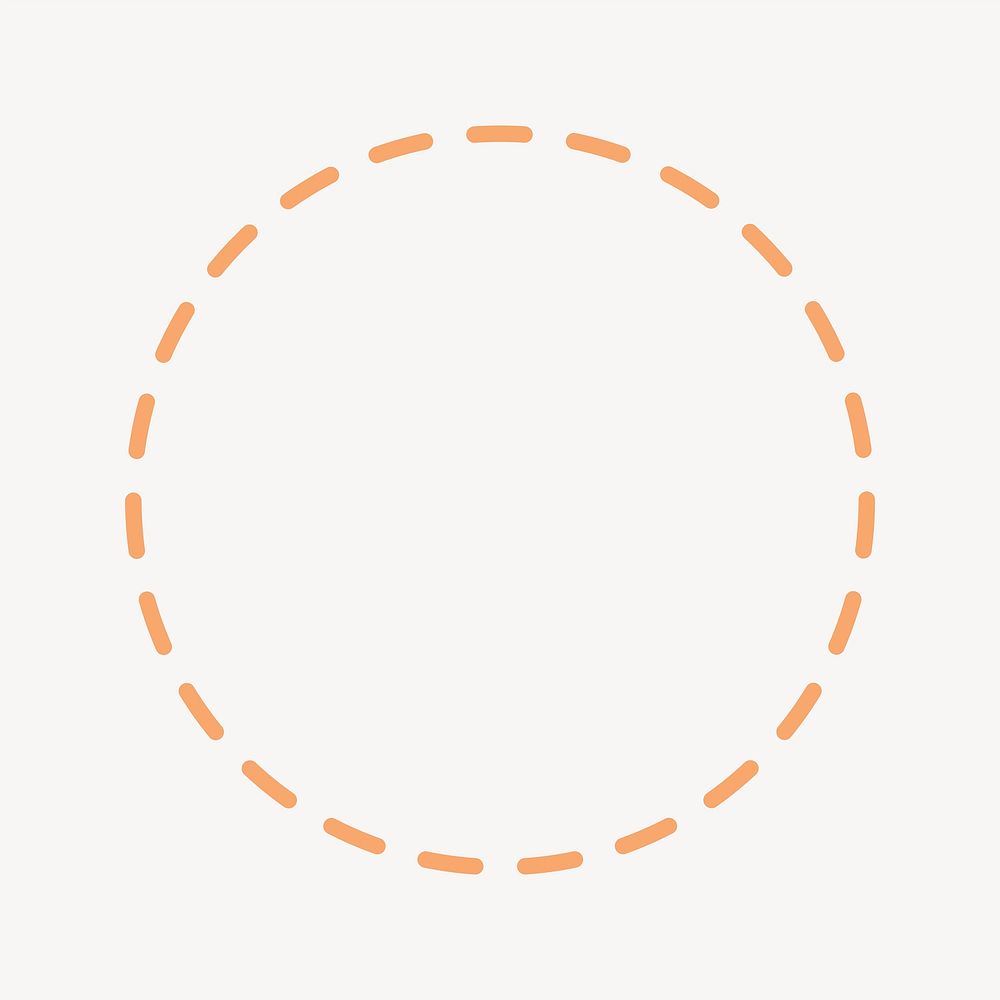 Circle abstract shape design vector