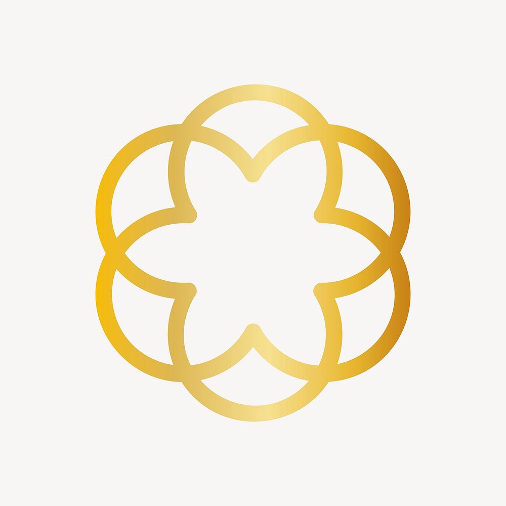 Luxury spa logo element vector