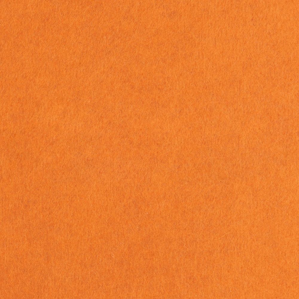 Bright orange background, simple design