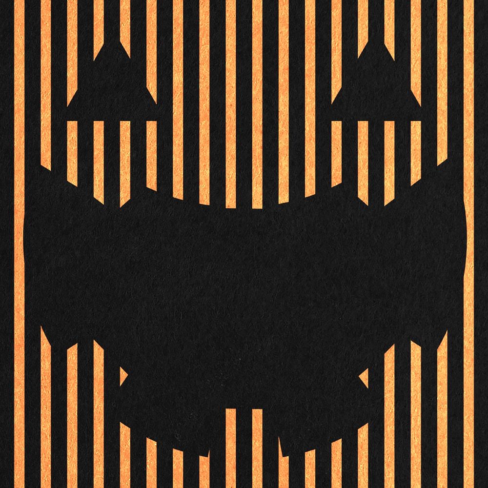 Black background, pumpkin halloween design