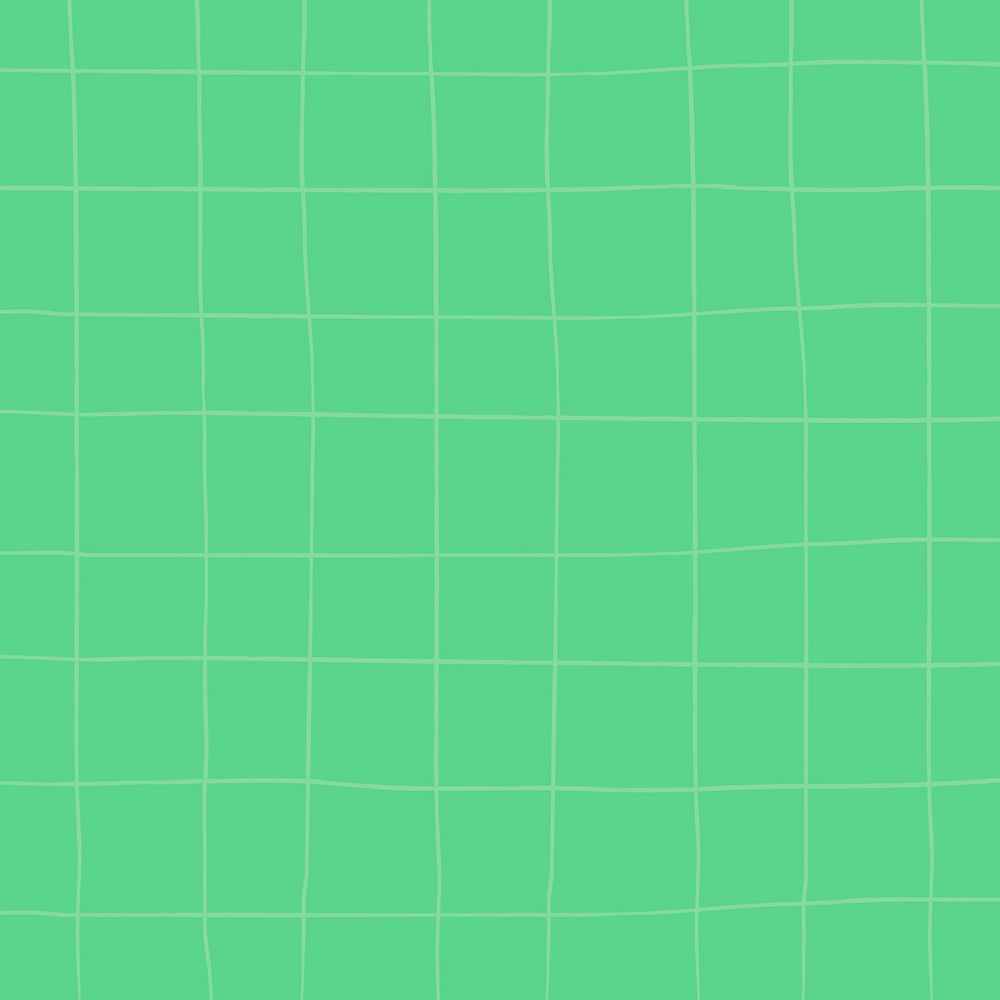 Green background, grid line pattern design