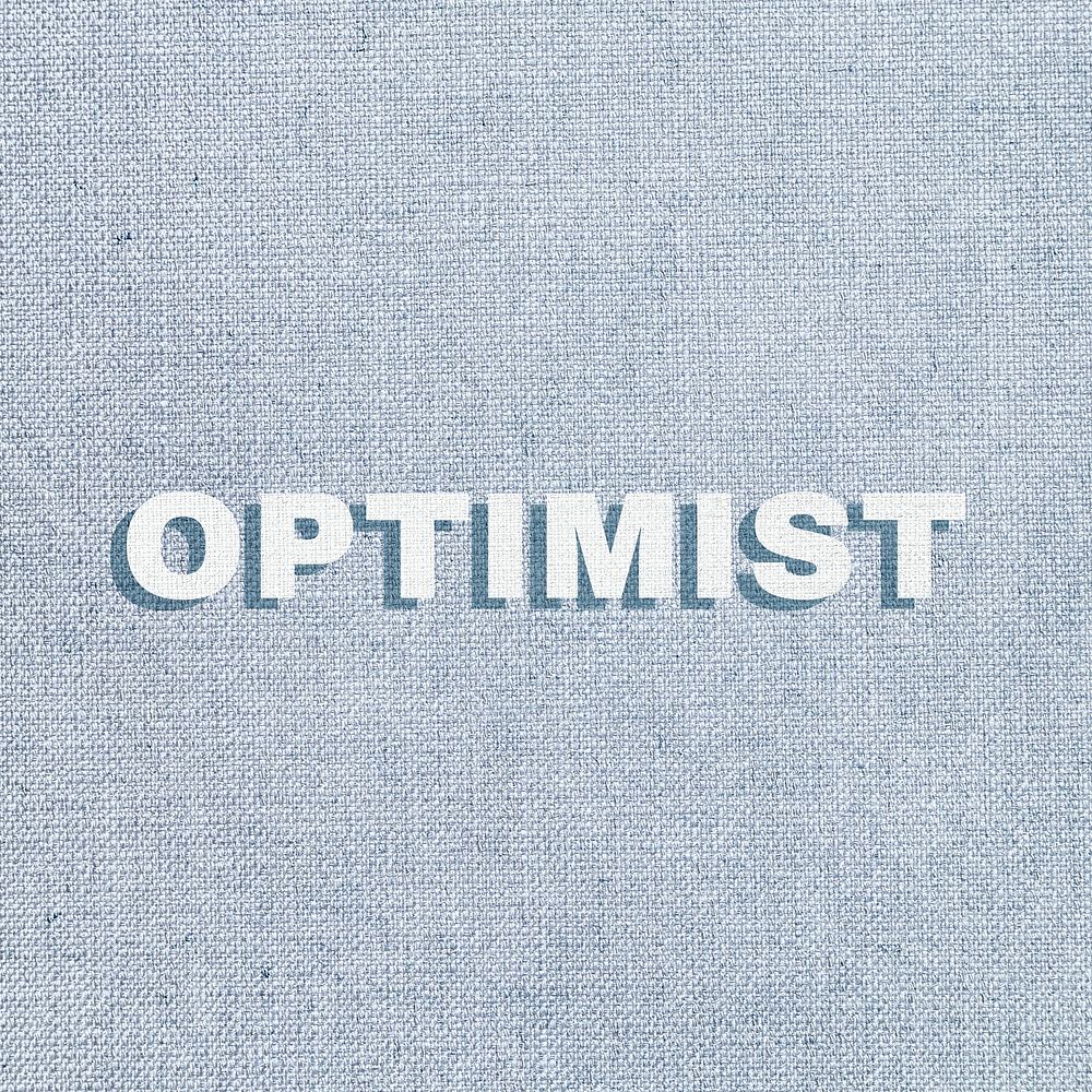 Optimist pastel textured font typography