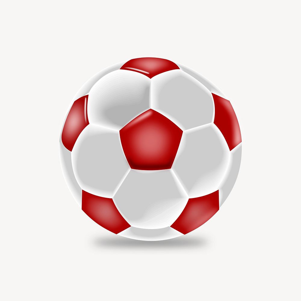 Football collage element vector. Free public domain CC0 image.