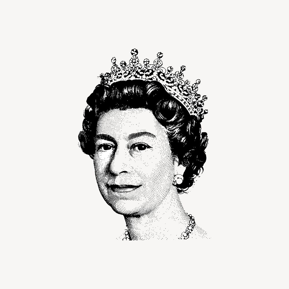 Elizabeth II portrait illustration, Former Queen of the United Kingdom in vector. 7 SEPTEMBER 2022. BANGKOK, THAILAND.