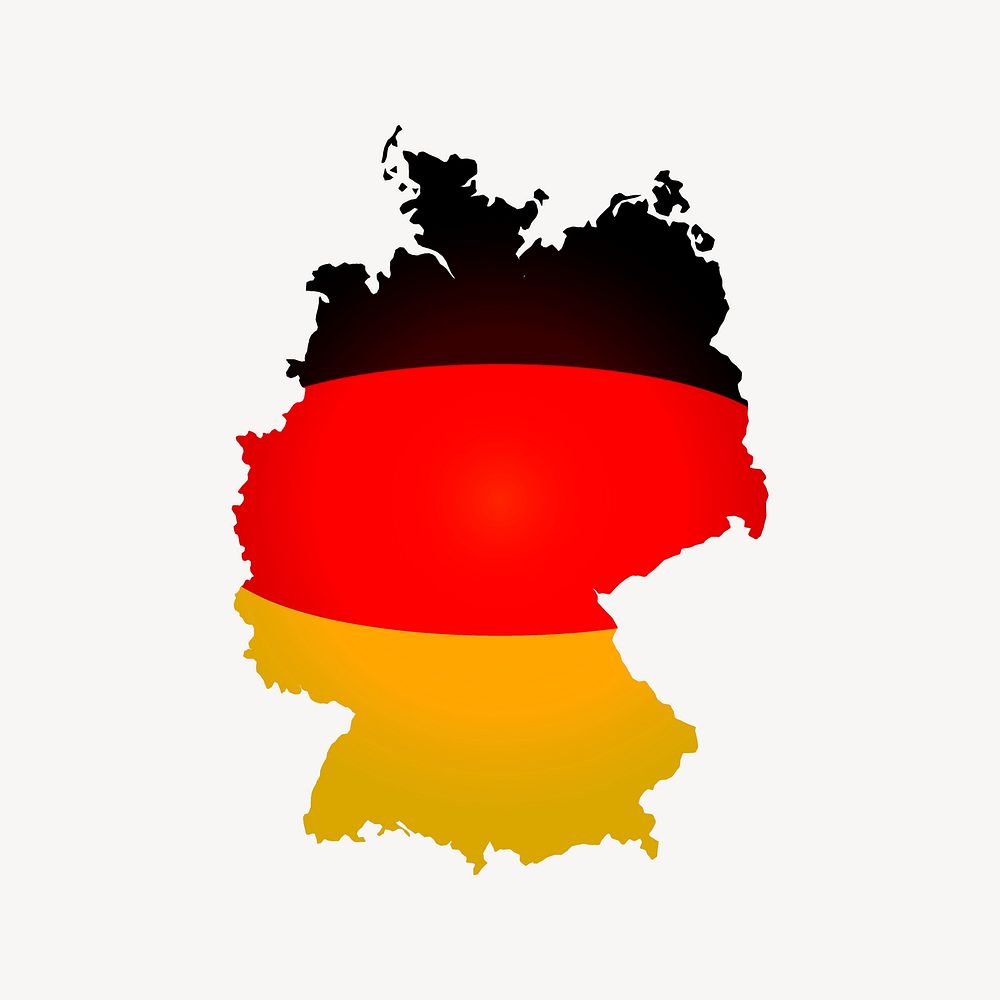 Germany illustration. Free public domain CC0 image.