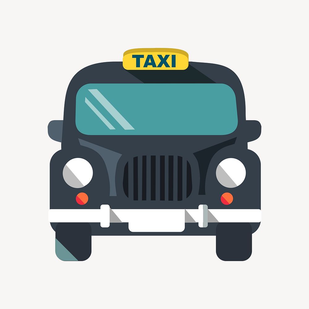 Taxi clip art psd. Free | Free PSD - rawpixel