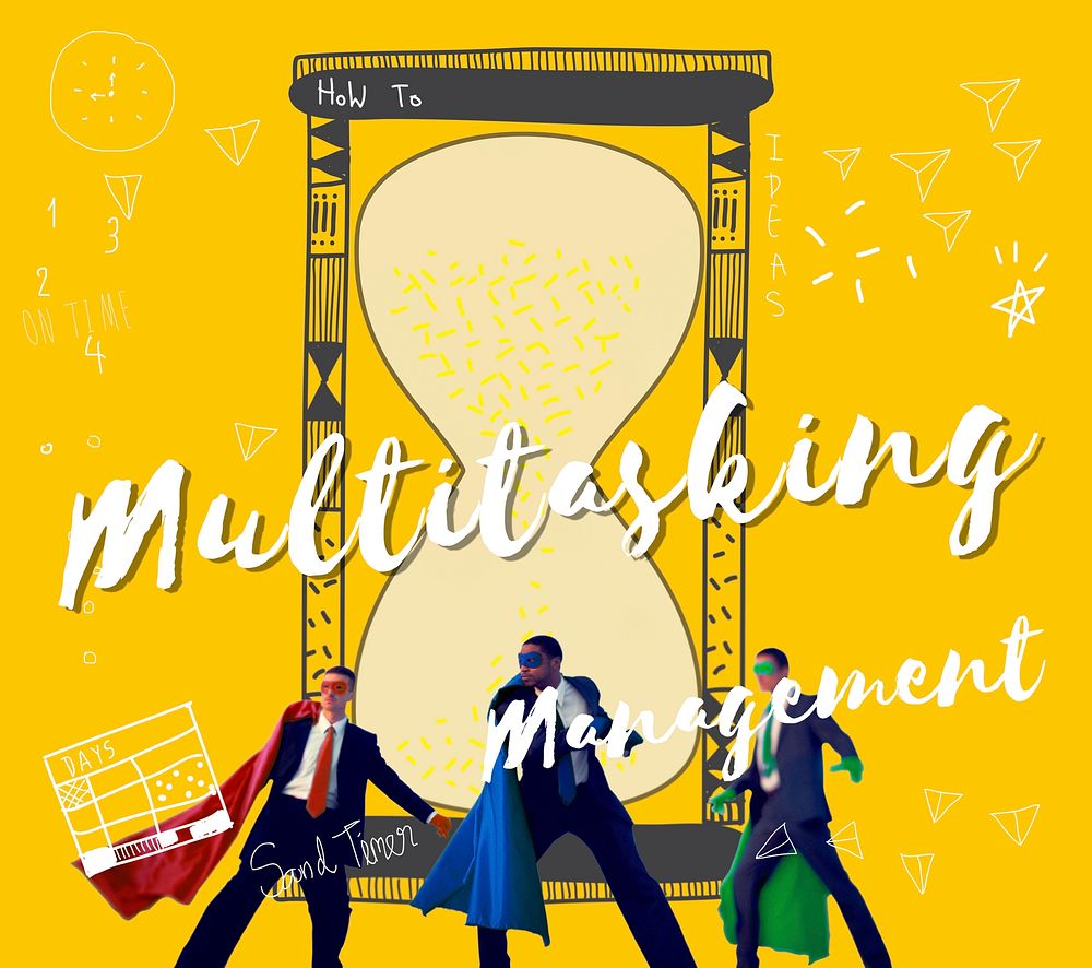 Multitasking Multitask Management Planning Efficency Concept