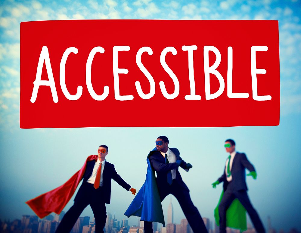 Accessible Approchable Attainable Available Business Concept