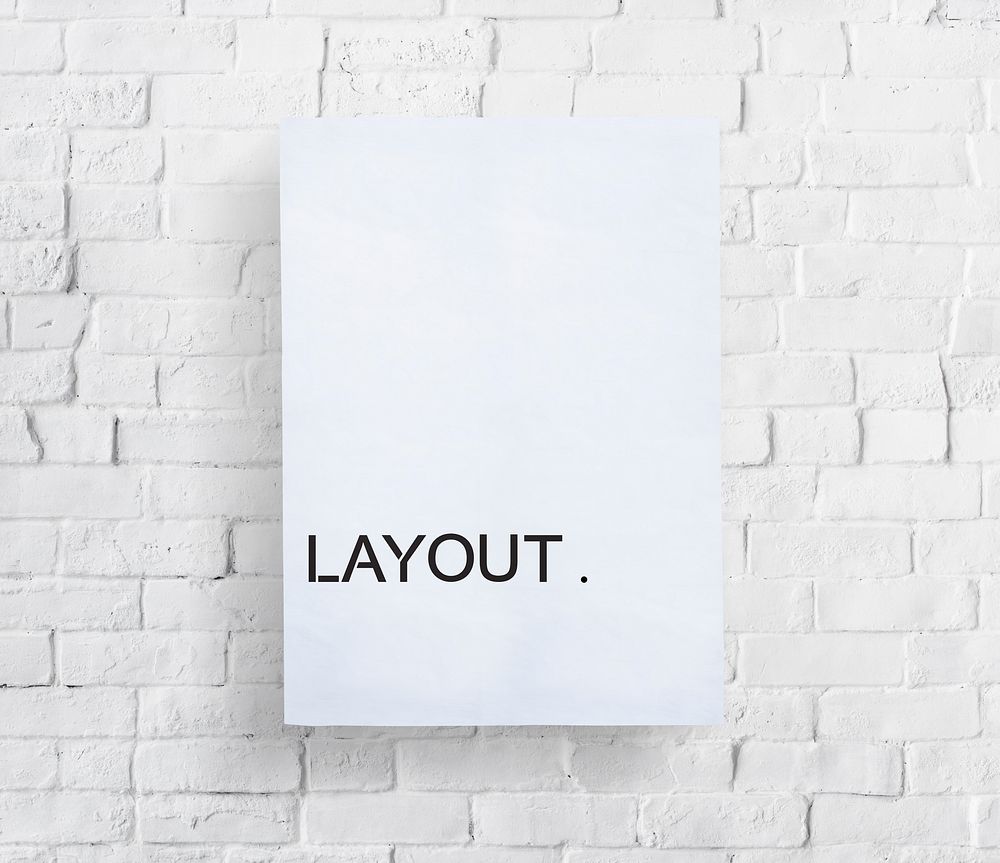 Layout Arrangement Design Creative Editing Concept