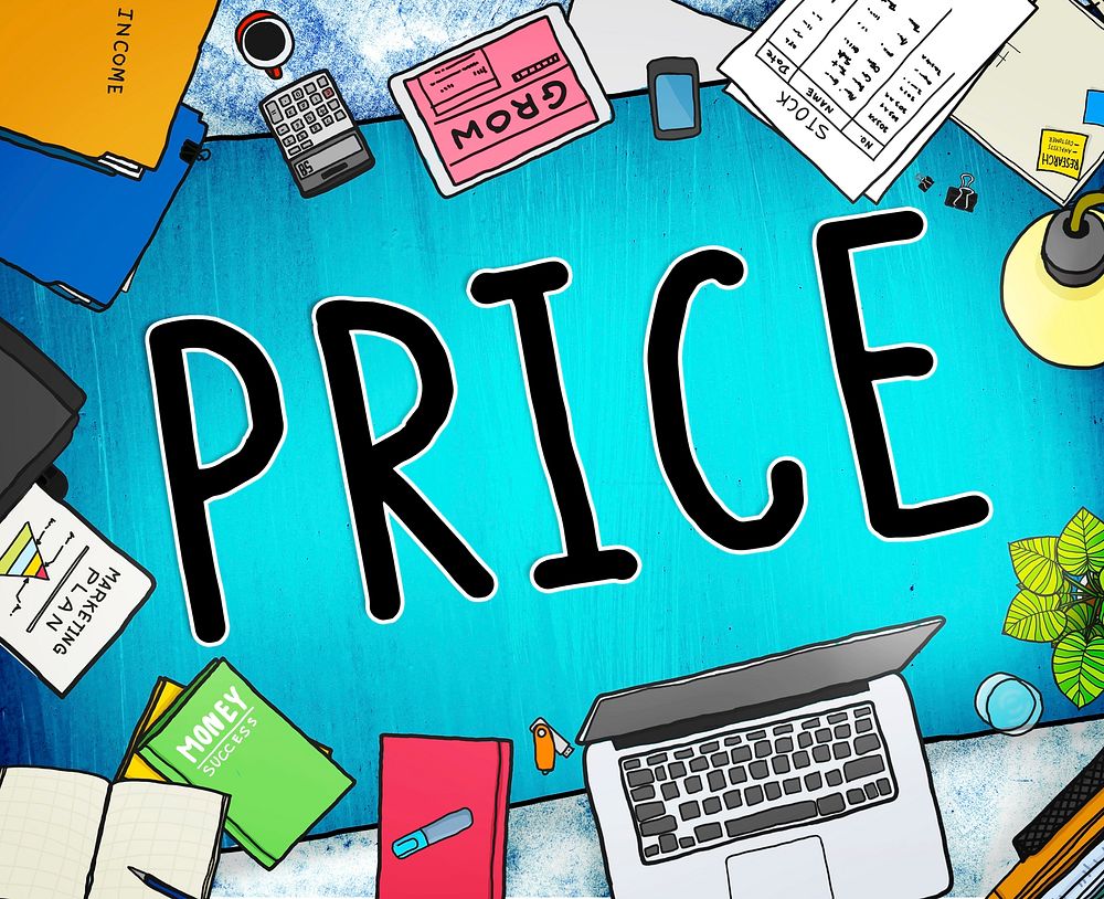 Price Cost Value Money Amount Rate Commerce Concept