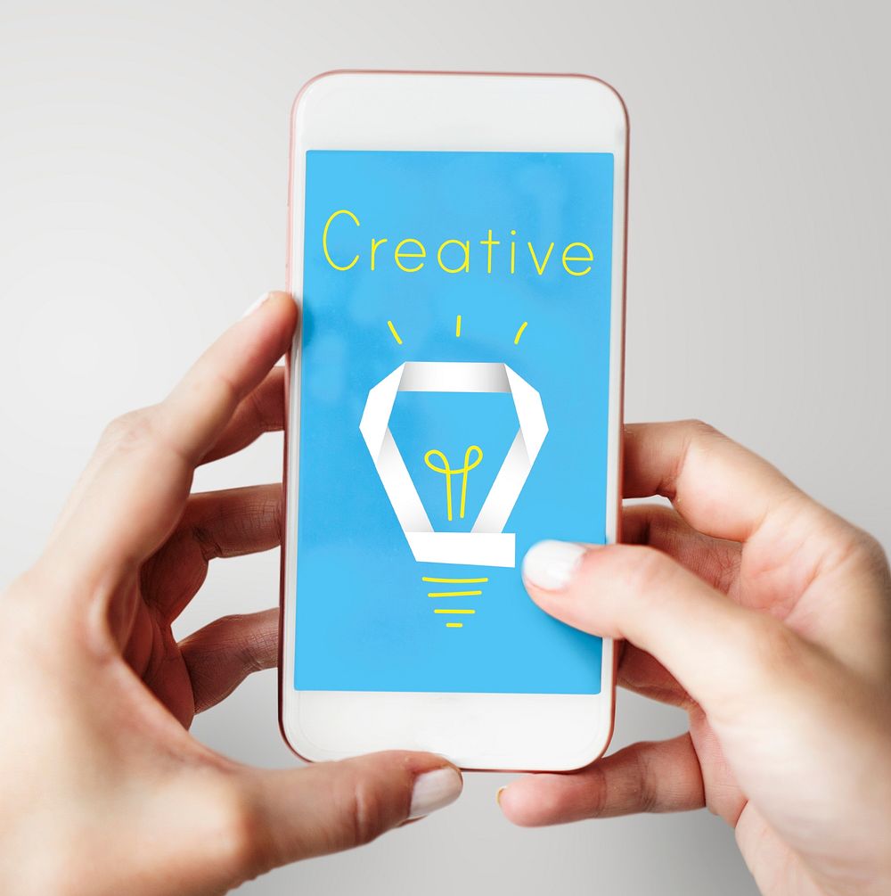 Creative Innovation Inspiration Light Bulb Graphic Word